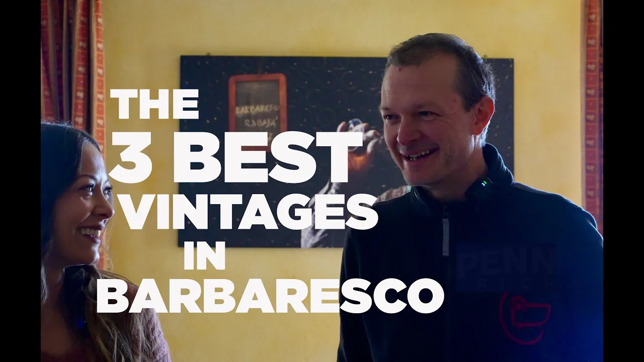 The best 3 vintages for Barbaresco wines