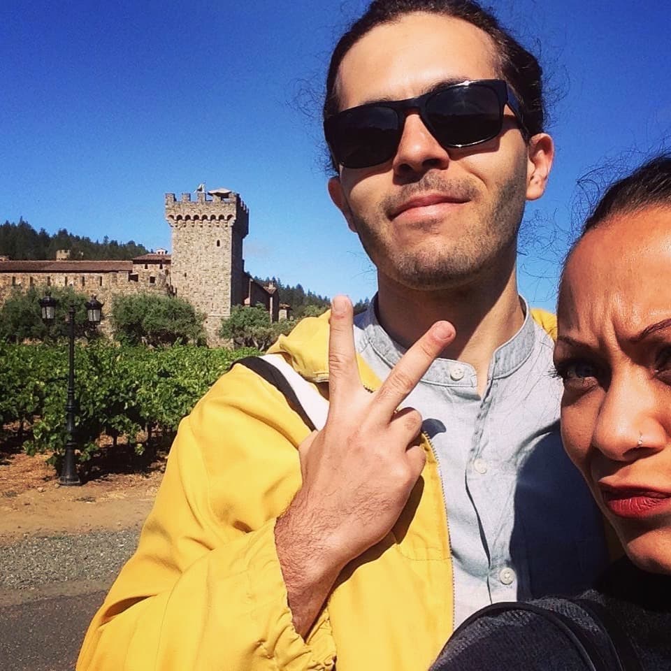 First day at Castello di Amorosa in Calistoga