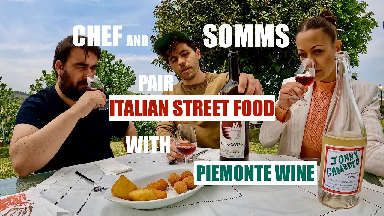 Italian Somms and Chef pair street food with Piemonte wine