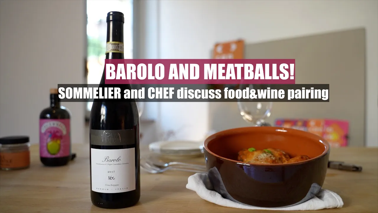 Barolo and meatballs - Sommelier and Chef discuss Wine Club pairing